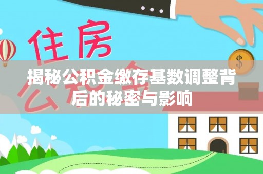 竹溪揭秘公积金缴存基数调整背后的秘密与影响