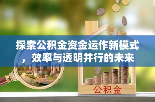 竹溪探索公积金资金运作新模式，效率与透明并行的未来