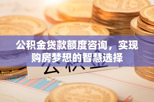 竹溪公积金贷款额度咨询，实现购房梦想的智慧选择