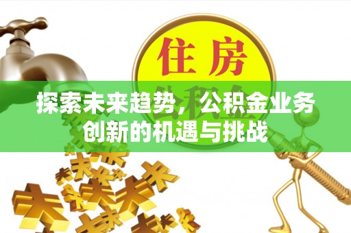 竹溪探索未来趋势，公积金业务创新的机遇与挑战