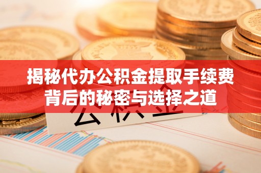 竹溪揭秘代办公积金提取手续费背后的秘密与选择之道