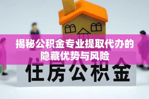 竹溪揭秘公积金专业提取代办的隐藏优势与风险