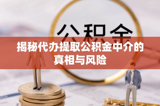 竹溪揭秘代办提取公积金中介的真相与风险