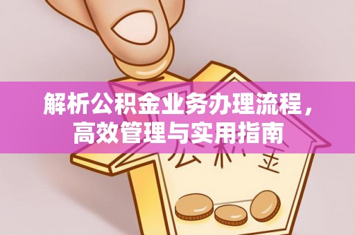 竹溪解析公积金业务办理流程，高效管理与实用指南