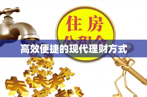 竹溪高效便捷的现代理财方式