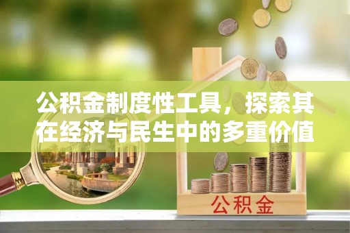 竹溪公积金制度性工具，探索其在经济与民生中的多重价值