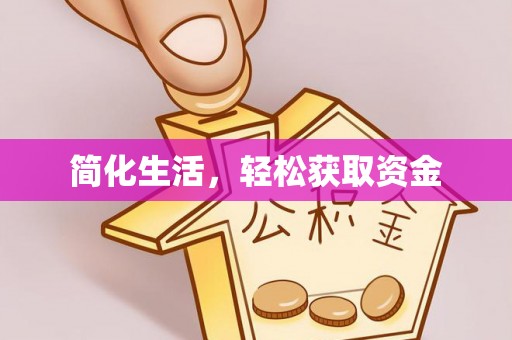 竹溪简化生活，轻松获取资金